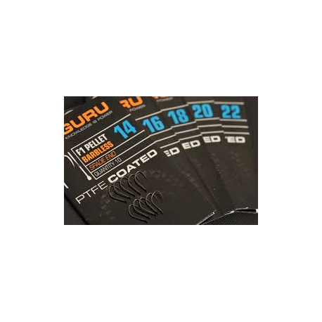 Hameçons GURU F1 Pellet spade Barbless  n°22