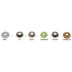 Collar JMC Nymph Lest White T-3 10pcs 2