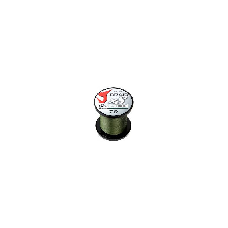 Daiwa J-Braid X8 Tresse 8 Brins - 300m PE.4 - Fil De Pêche Multicolore Haute Résistance - 7