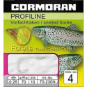 Leader CORMORAN Trout n°4 0.26mm 70cm 10pcs