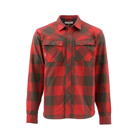 Flannel SIMMS Heavy Weight Plaid Size M