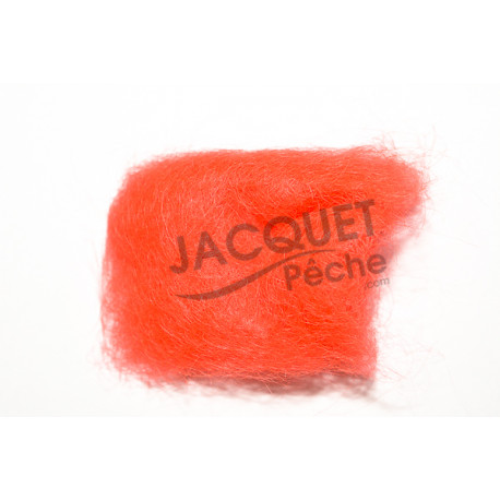 FLY SCENE Angora goat dubbing  Hot orange