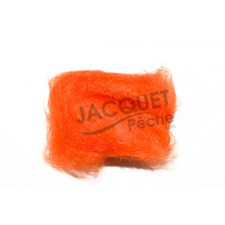 FLY SCENE Angora goat dubbing  Fluo orange