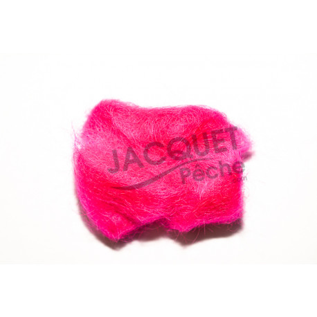 FLY SCENE Angora goat dubbing  Fluo pink