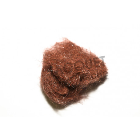 Dubbing d'oreille de lièvre + FLY SCENE  Brun rouge