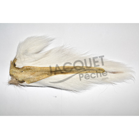 Bucktail prime large FLY SCENE Blanc naturel