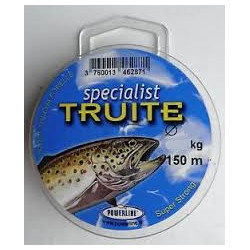 Nylon POWERLINE Specialist Truite 150m 0.25mm  4.80kg