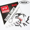 Jig Power Sleeves single black 1.80mm 30pcs