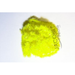 Chenille Crystal FLY SCENE Jaune fluo