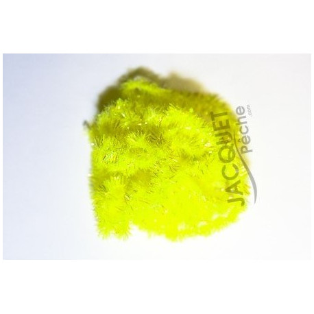 Chenille Crystal FLY SCENE Jaune fluo