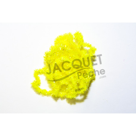 Chenille Mini crystal FLY SCENE Jaune fluo