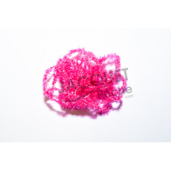 Chenille Mini crystal FLY SCENE Rose fluo