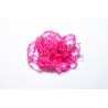 Chenille Mini crystal FLY SCENE Rose fluo