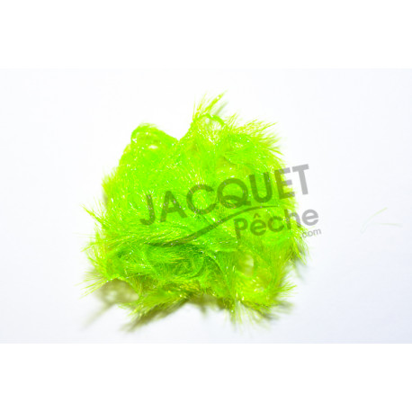 Chenille Ice Hackle FLY SCENE Chartreuse