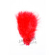 FLY SCENE Marabou 12 loose feathers Red