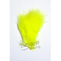 FLY SCENE Marabou 12 loose feathers  Fluo yellow
