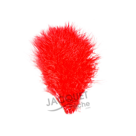Marabout FLY SCENE 12 plumes Rouge fluo