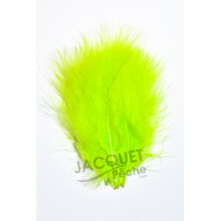 FLY SCENE Marabou 12loose feathers Flo chartreuse