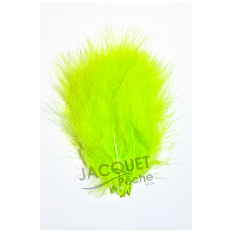 Marabout FLY SCENE 12 plumes Chartreuse fluo