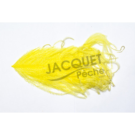 Ostrich feathers FLY SCENE Yellow