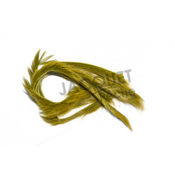 FLY SCENE Dyed rabbit zonkerstrips  Olive