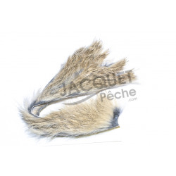 Bandelette naturelle de lapin FLY SCENE Chinchilla naturel 3mm