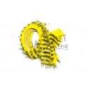 FLY SCENE Black barred zonkerstrips  yellow  3mm