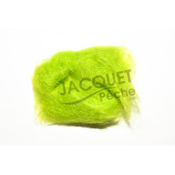 FLY SCENE Angora goat dubbing  Fluo chartreuse