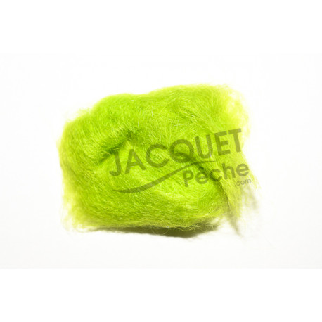 FLY SCENE Angora goat dubbing  Fluo chartreuse