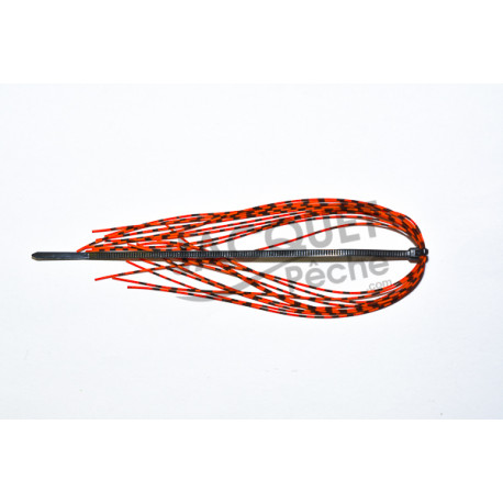FLY SCENE striped rubber feet Red/black