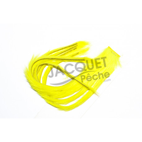 FLY SCENE Dyed rabbit zonkerstrips  Fluo yellow  3mm