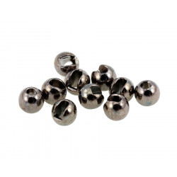 Beads Tungsten Slotted JMC Black Nickel 3.8mm 25 pcs
