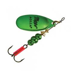 Cuiller MEPPS Aglia n°2 Platinium vert