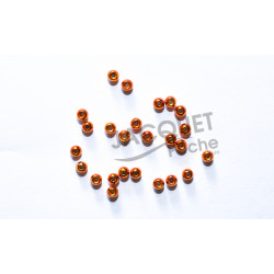 Beads Tungsten JMC Metal Orange 3.8mm 25 pcs