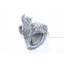 FLY SCENE Natural rabbit zonkerstrips  Grizzly natural  3mm