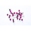 Bille Laiton JMC Rose Métalique 2.4mm 25 pcs