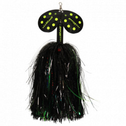 Leurre EFFZET Pike rattlin spinner 20cm Black demon