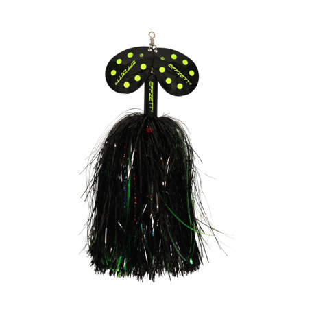Leurre EFFZET Pike rattlin spinner 20cm Black demon