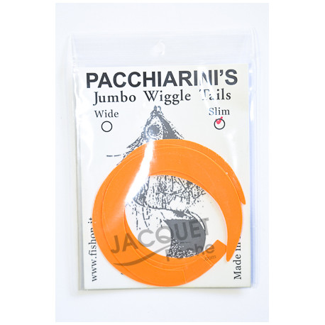 PACCHIARINI'S Wiggle Tails Jumbo Slim Fluo Orange