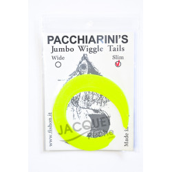PACCHIARINI'S Wiggle Tails Jumbo Slim Fluo Yellow 2