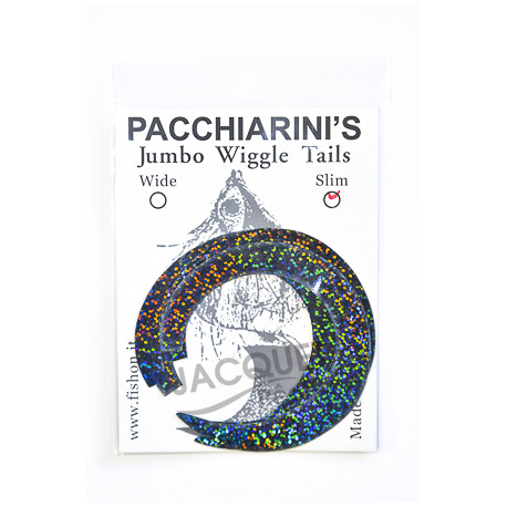 PACCHIARINI'S Wiggle Tails Jumbo Slim Holo Black
