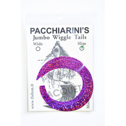 PACCHIARINI'S Wiggle Tails Jumbo Slim Holo Pink 2