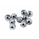 Beads Tungsten Slotted JMC Silver 2.8mm 25 pcs