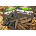 Tapered sleeves KORDA Muddy brown