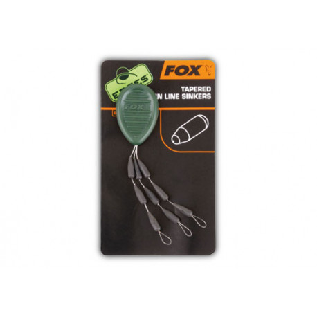 Edges tapered mainline sinkers FOX