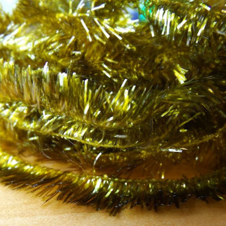 Translucent FLYBOX olive 15mm caterpillar