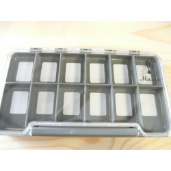 Magnetic Box MUSCA for hooks 12 compartment 185x100x15mm