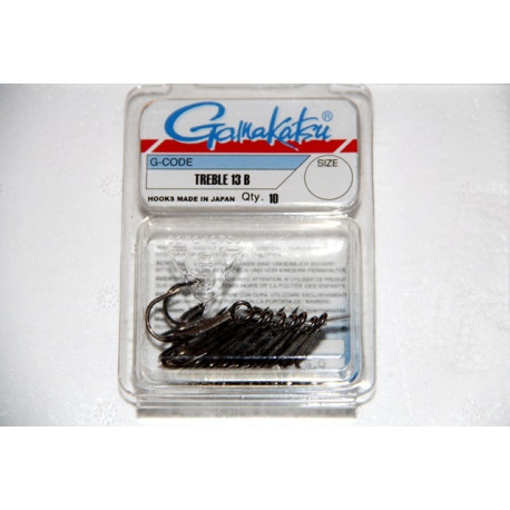 GAMAKATSU 13 Bronzé n°2 treble hook