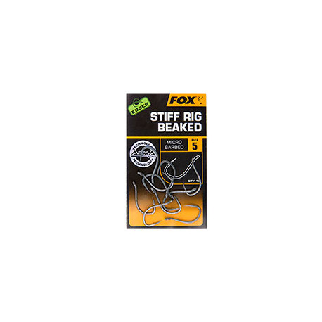 Hameçons FOX Armapoint stiff rig beaked  - taille 5