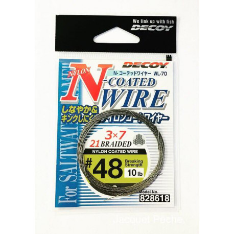 Acier nouable DECOY N-Coated wire 21 brins 30Lb 3m
